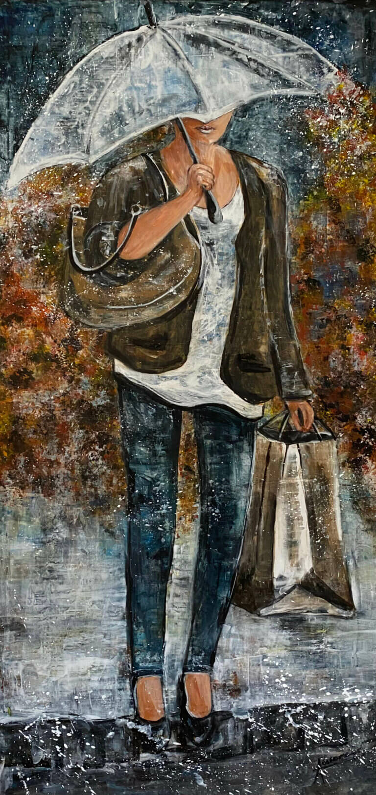 Spaziergang im Regen